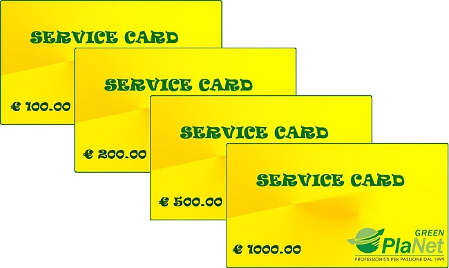 SERVICE CARD Green Planet